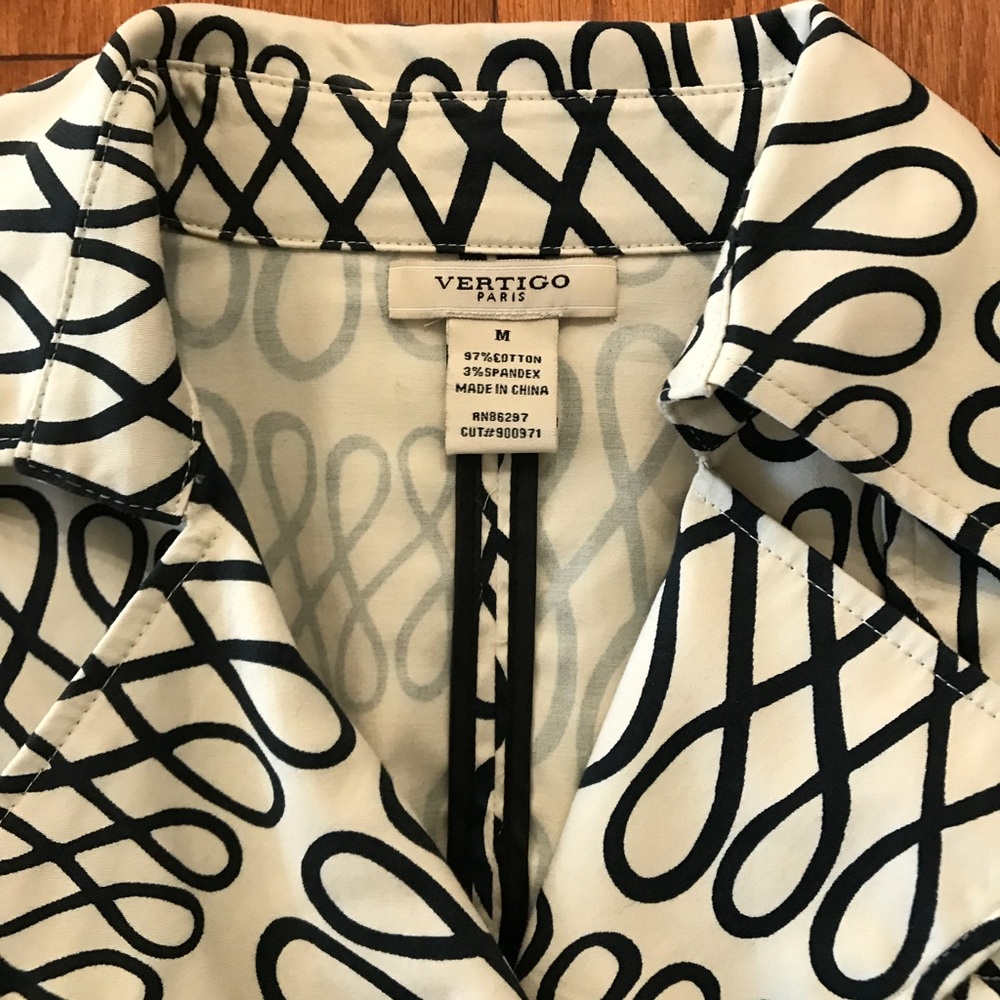 Patterned Trench Coat - image 4